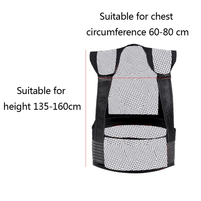 

Shoulder Heat Pad Self-Heating Warm Magnetic Therapy Vest, Light grey
