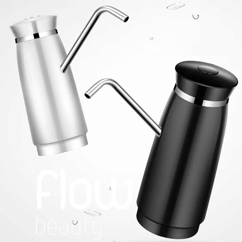 

USB Charging Stainless Steel Automatic Electric Portable Water Pump Dispenser Energy Cold Drink Dispenser Drinking Bottle Switch