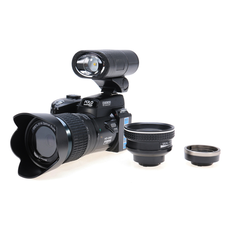 

D3300 Digital Camera 16 Mega Pixels 16X Digital Zoom 21X Optical Zoom Telephoto Lens,3.0"LCD Wide Angel Lens Telephotos Lens