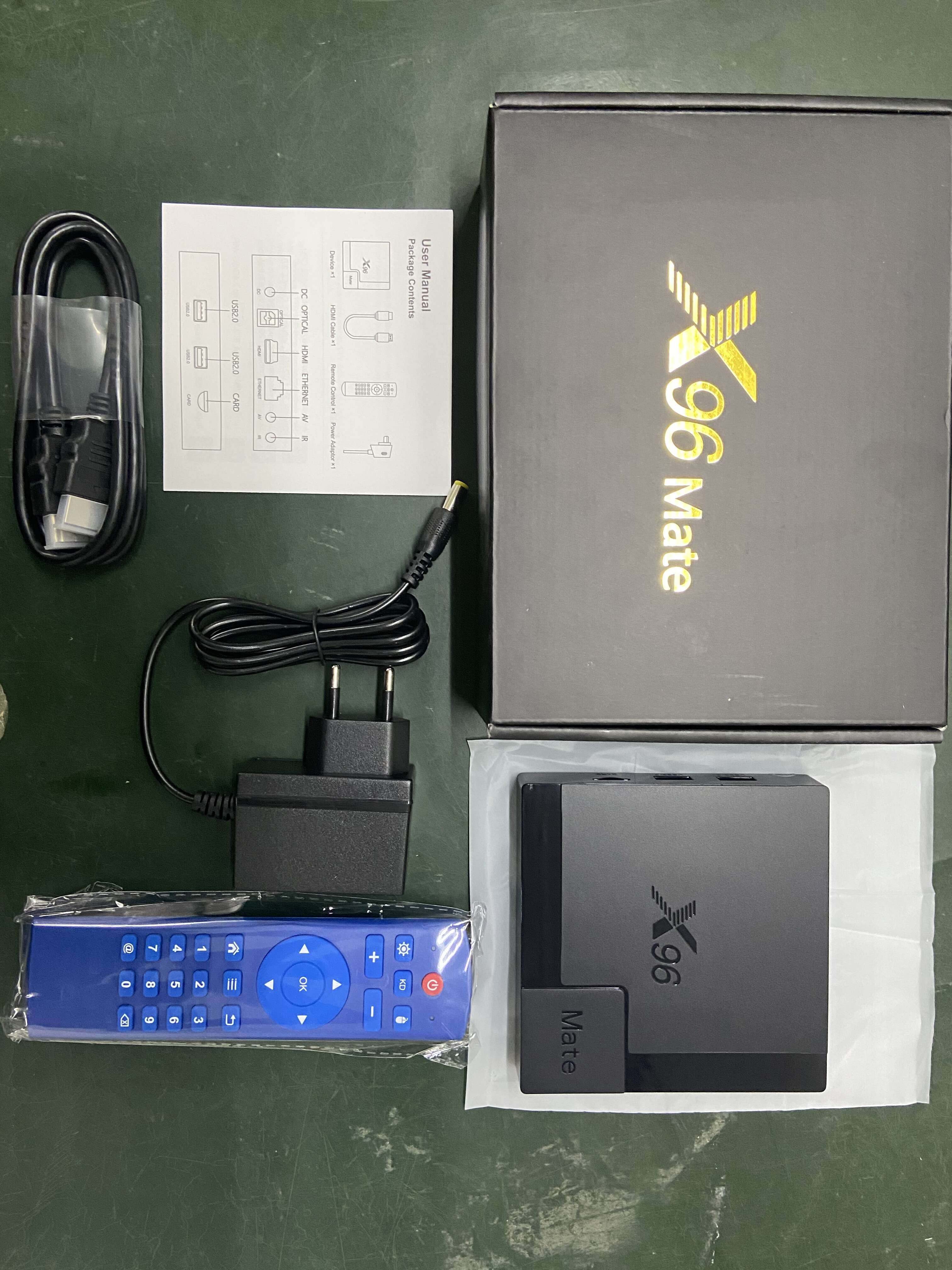 

X96 Mate newest led display android 10.0 tv box Allwinner H616 support bt5.0 2.4g/5g wifi smart box 4g+32g/4g+64ged