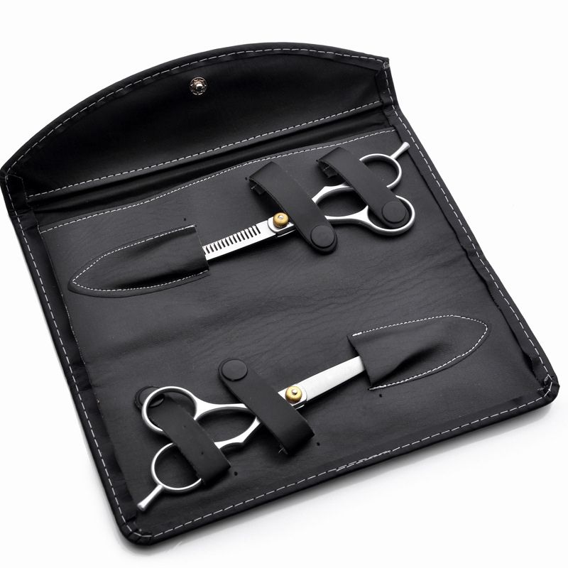 

2pcs 5.5/6 inch Cutting Thinning Styling Tool Hair Scissors Stainless Steel Salon Hairdressing Shears Regular Flat Teeth Blades