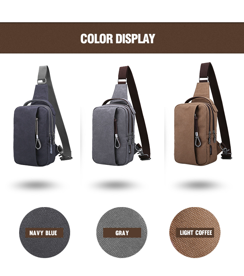 versatile canvas sling bag