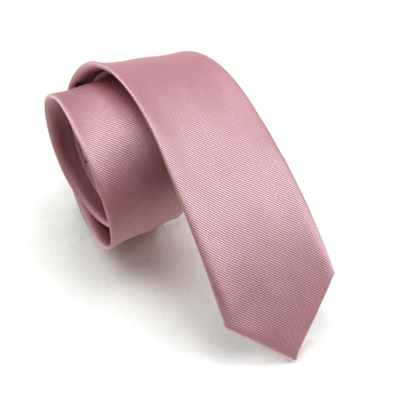 

High Quality 2020 New Designers Brands Fashion Business Casual 6cm Slim Ties for Men Necktie Light Pink Wedding with Gift Box
