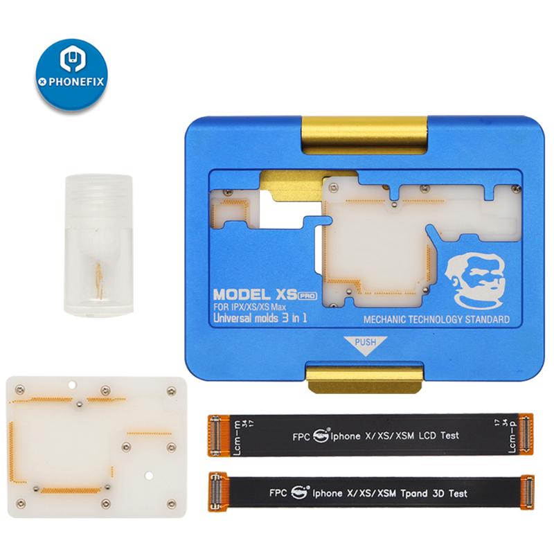 

Mechanic Layered Fixture Universal Molds 3 IN 1 Motherboard Fixture PC Separating Test Jig for X XS MAX Mainboard Clamp