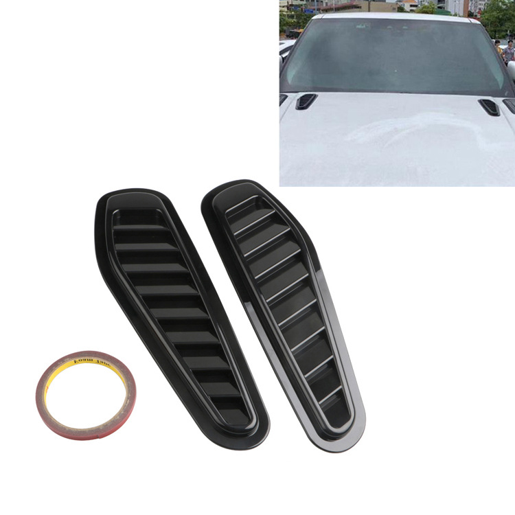 

Car Modification Decoration Air Outlet Carbon Fiber Fake Air Outlet Universal Hood Decoration Modification Ventilatio