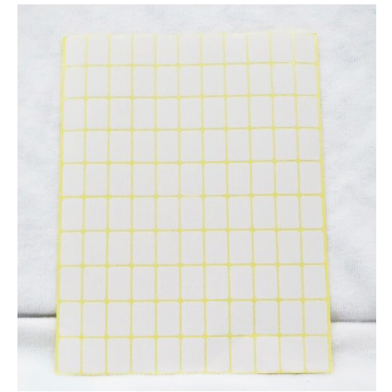 

3bags 8X20mm White colour Square design kraft Blank Sealing sticker DIY gift package label paper stickers