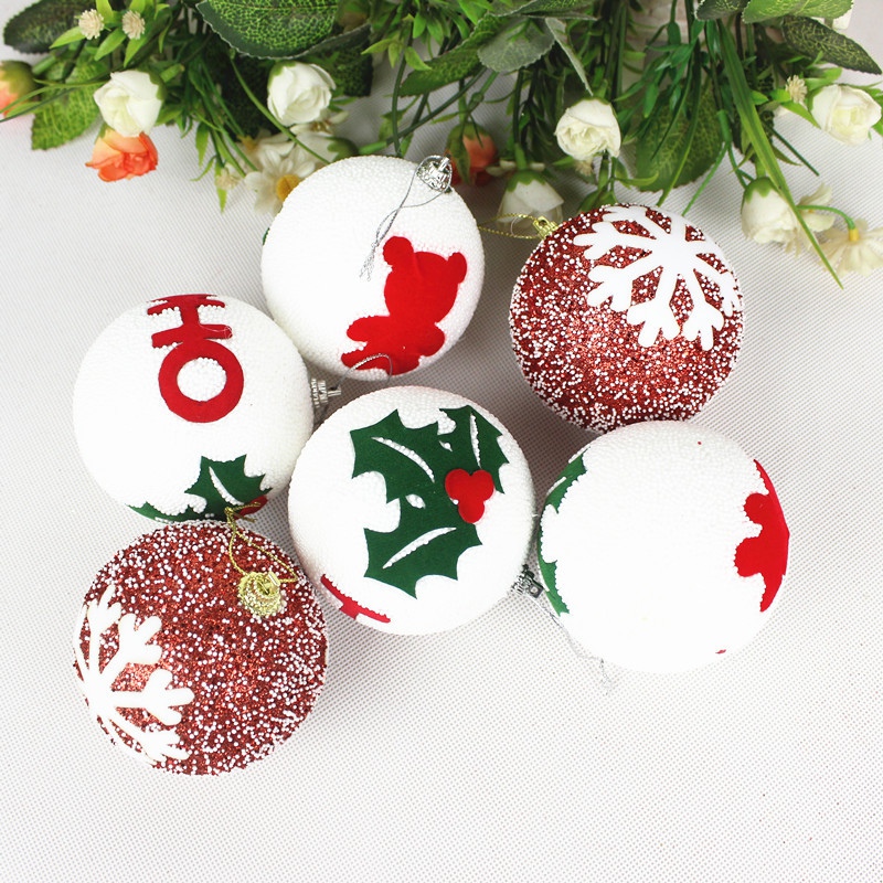 

2020 Foam Christmas Ball Christmas Decorations Tree Pendant Party Ornaments Xmas Balls Soprammobile Bombki Choinkowe