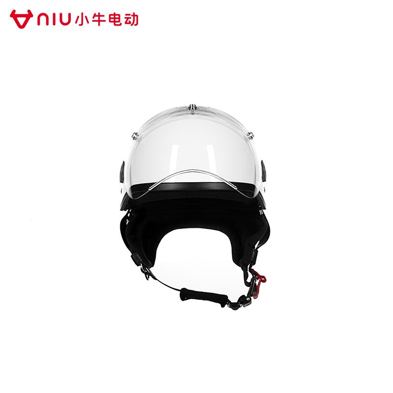 

Niu Scooter Original Half Helmet Fashion Retro Style From, White one size