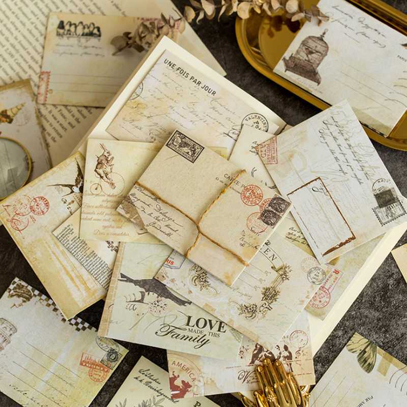 

15pack/lot Retro Elk Bird Letter Paper Envelopes Office School Fashion Party Invitation Gratitude Supplies Greeting Cards