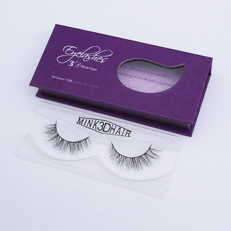 

Natural Long Mink Eyelashes 1 pair 3D False Eyelashes Full Volume Mink Lashes Lightweight Soft Lashes Eyelash Extension
