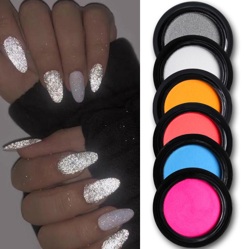 

BEAUTYBIGBANG 2g Nail Reflective Powder Bundy Nightclub Charms Nail Glitter Design Chrome Dust Manicure DIY Makeup Art BT02