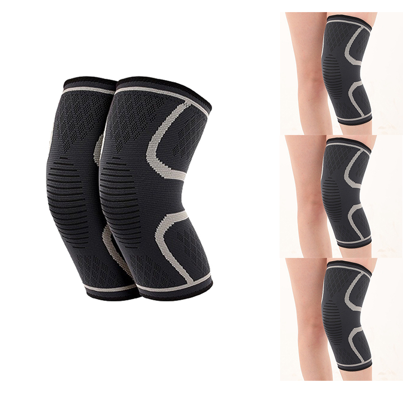 

2Pcs Knee Sleeve Compression Brace Support for Sport Joint Pain Arthritis Relief, As pic