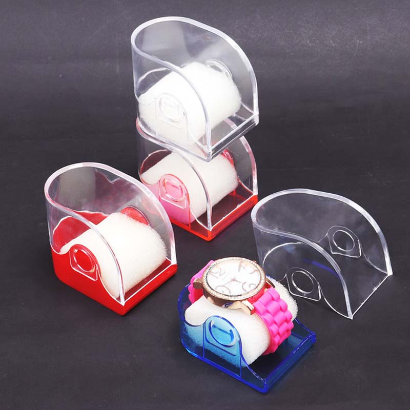 

Plastics Watch Storage Box Organizer New Women Mens Watch Display Holder Cases Jewelry Gift Boxes Case