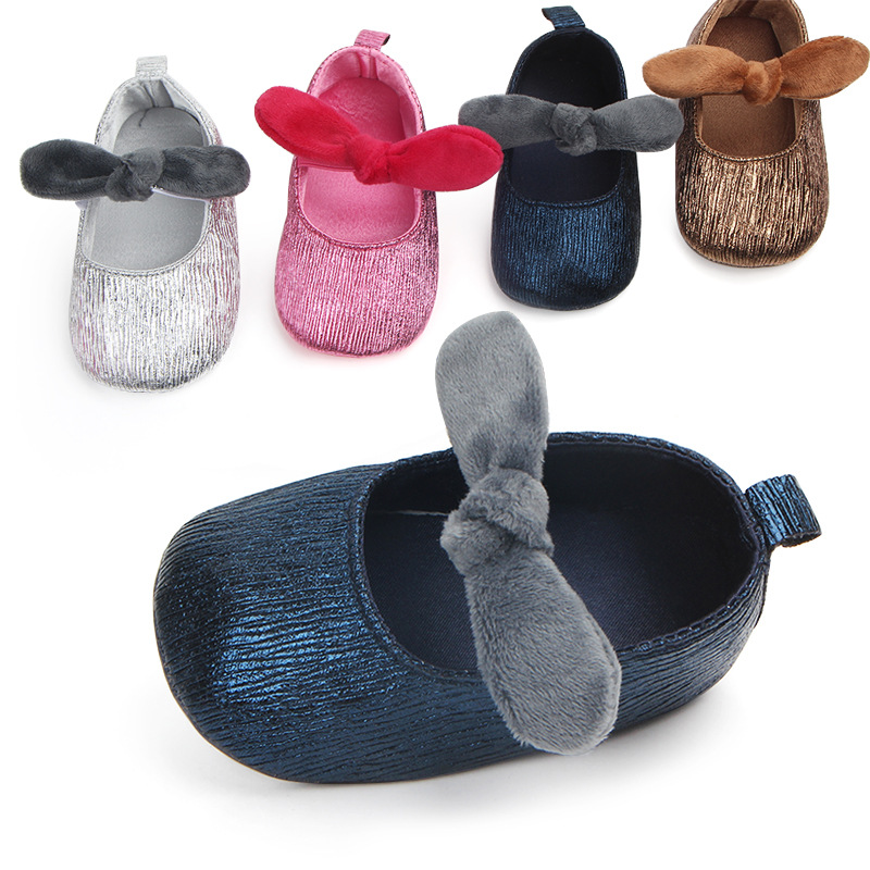 

Newborn baby girl flower sneakers toddler cotton bow casual shoes infant little girl princess shoes, Blue