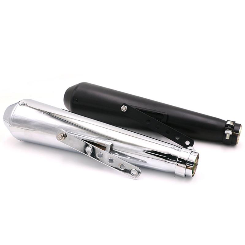

New Universal Vintage Retro Motorcycle Motorbike Muffler Exhaust Useful Pipe Antiqued Racing Case