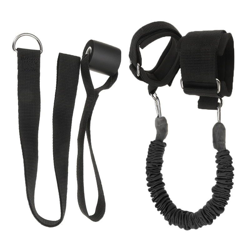 

3 Colors Door Anchor Legs Ankle Straps Nylon Latex Tube Resistance Bands for ResistanceTraining Gym Bodybuilding with Bag
