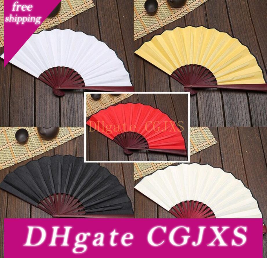 white folding fans bulk