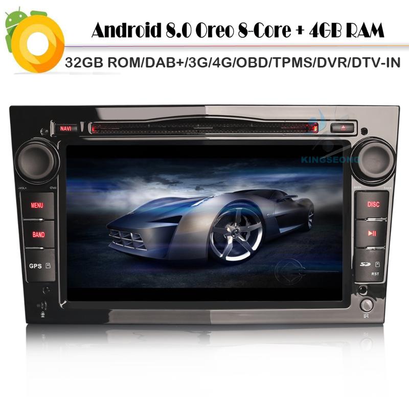 

Double Din Car Radio for Meriva Signum Android 8.0 DAB+ Bluetooth DVR DVB-T WIFI 4G/3G SWC OBD DTV DCD CD RDS BT SD OBD