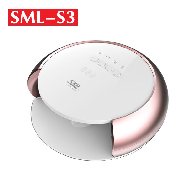

48W Nail Dryer UV Lamp For All Gels Polish LED Lamp Nail 10/30/60s Timer LCD Display Used With Both Hands Three Colors Choice, Black