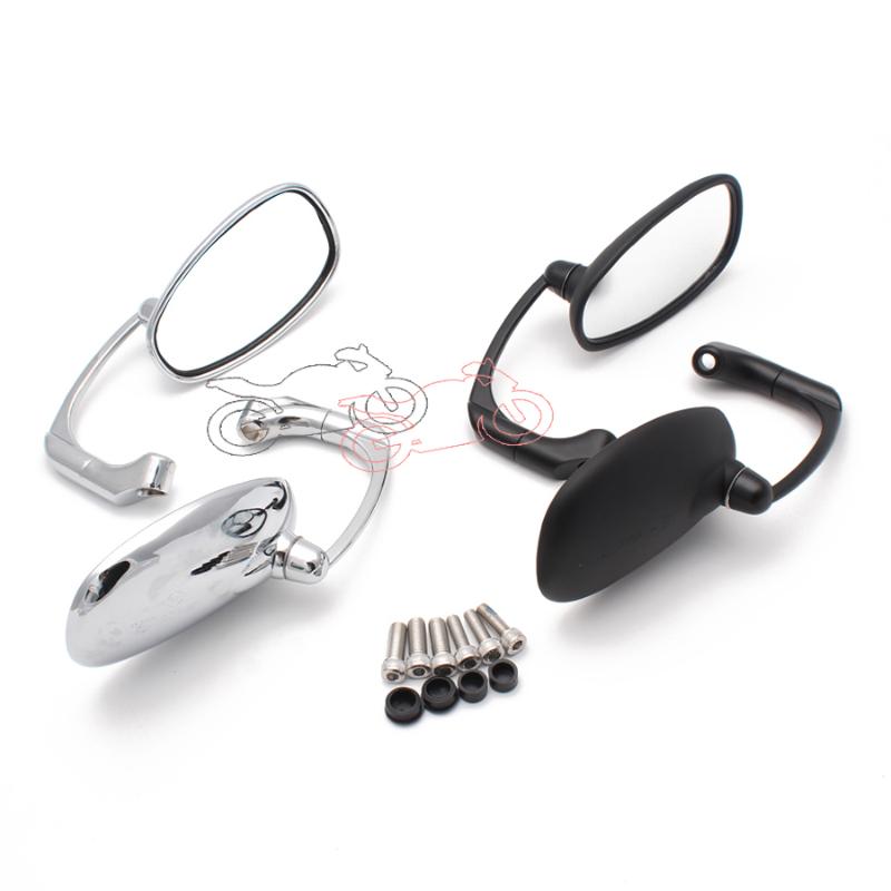 

8/10mm Screws Motorcycle Rearview Side Mirror Round Retro Old School Modified Motorbike Cafe Racer Rear View Mirrors