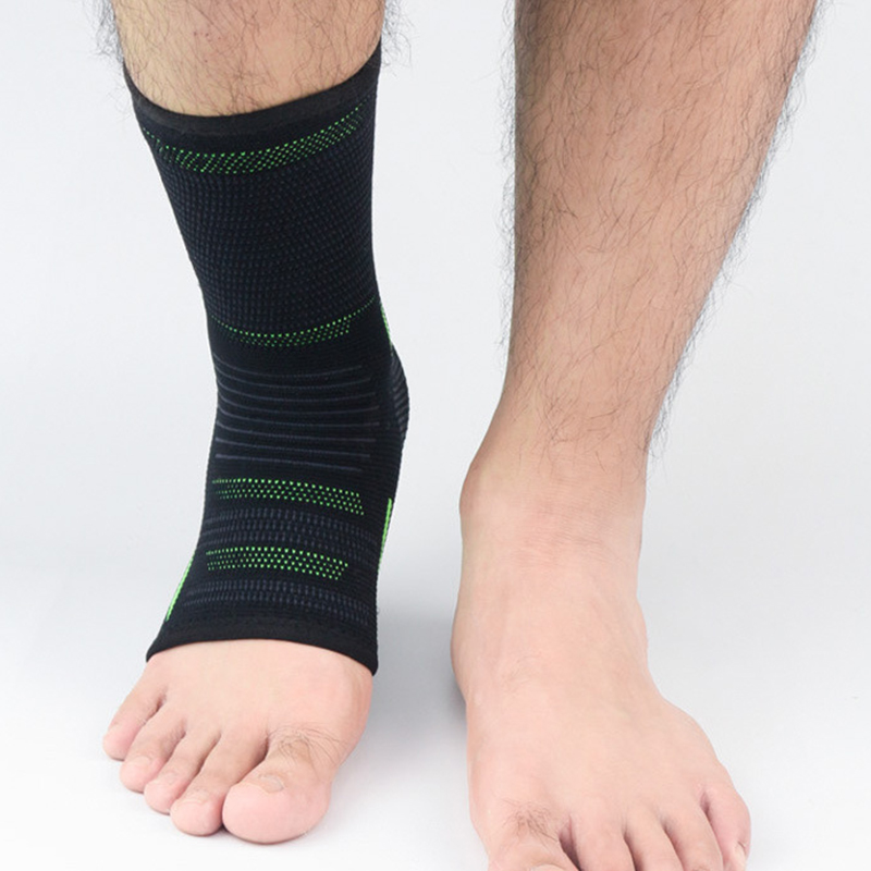 

Ankle Brace Anti Sprained Warm Soft Breathable Ankles Support Sleeve for Outdoor Sports Basketball Badminton Training, Green