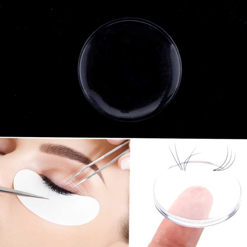 

10Pcs Eyelashes For Extension Volume Lashes Pad Lashes Holder Silicone False eyelashes Grafting Makeup Tool Reuseable Lash Tray