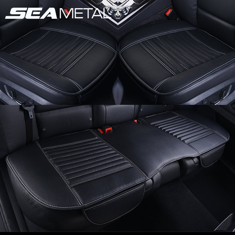 

Car Seat Covers PU Leather Cars Seats Cover Protector Automobiles Universal Auto Cushions Four Seasons Set Interior Accessories