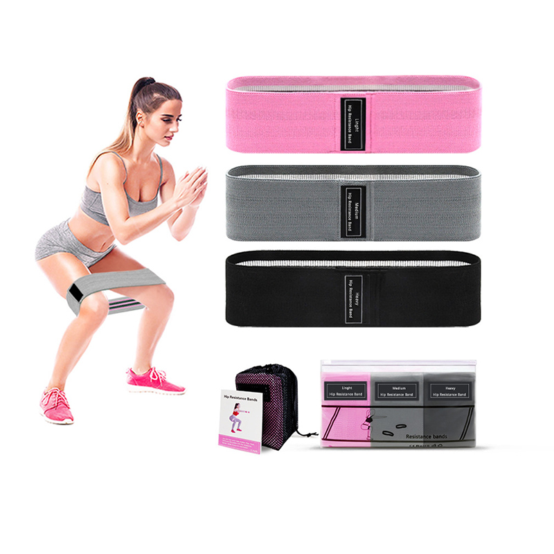 

Hot Sale Exercise Resistance Bands Sets Elastic For Women Girls Fitness Loop Band Set Equipment Natural Rubber For Home Gym