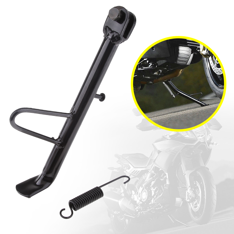 

Wholesale Motorcycle Universal Kickstand Side Sidestand Parking Rack Support Foot Scooter E-Bike 21cm Black