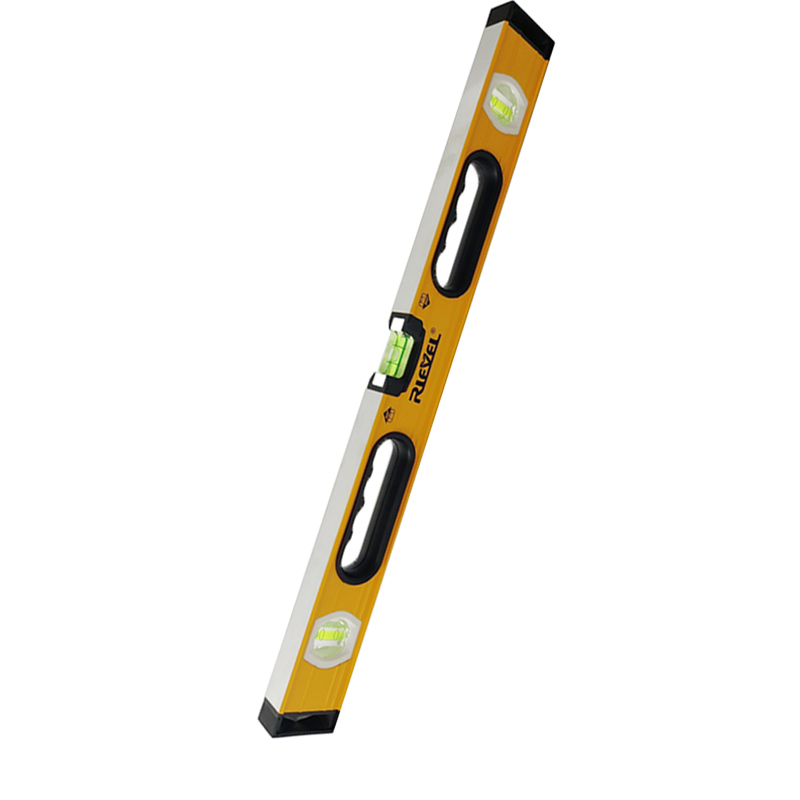 

Level household multifunctional 120cm measuring rule 3 level bubble double-sided milling bottom box spraying thick aluminum level