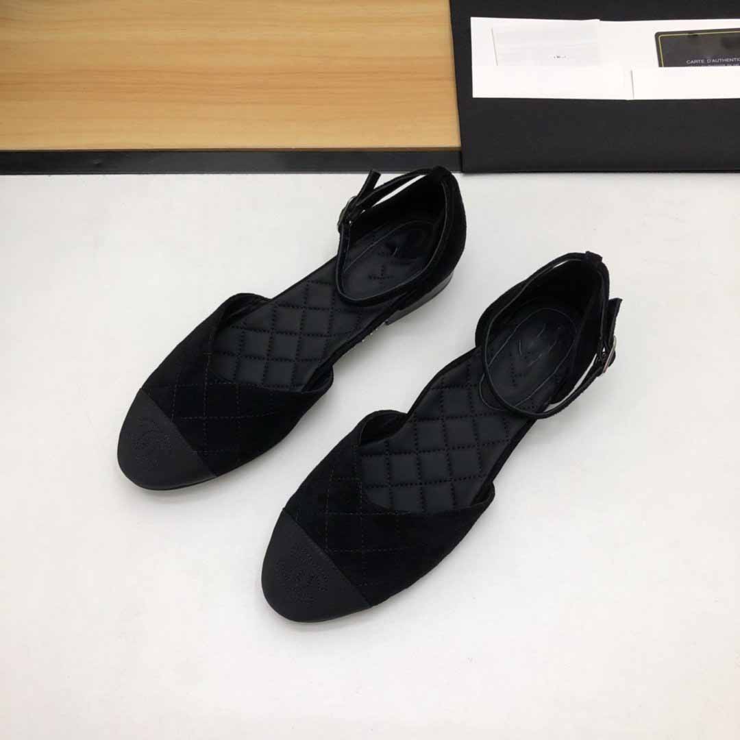 

2021 designer Mary Janes, new luxury sandals, good quality female designer sandals Suede Calfskin designer sandals, Black