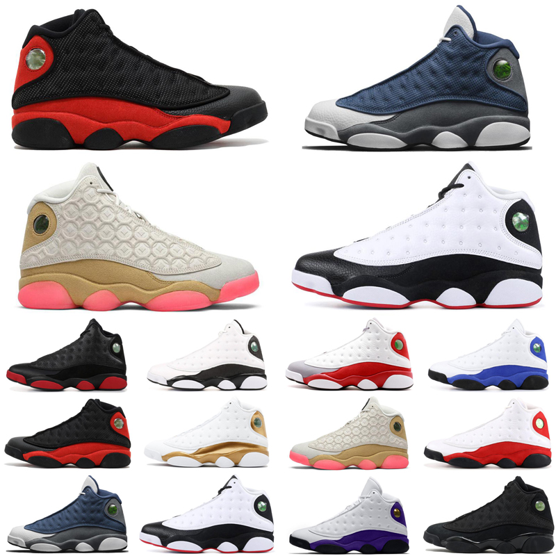 

fashion flint 13 13s men women basketball shoes lucky green Hyper Royal COURT PURPLE bred mens womens trainers sports sneakers