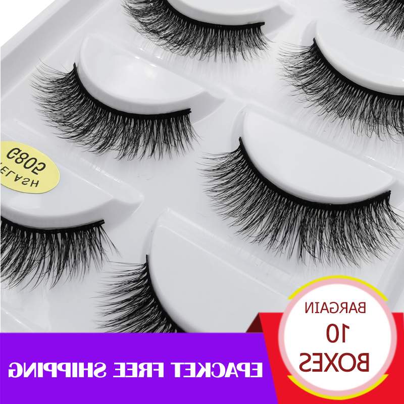 

50 pairs Mink Eyelashes wholesale mink lashes Handmade Reusable Natural Eyelashes False Lashes Maquillage Makeup Tool G805