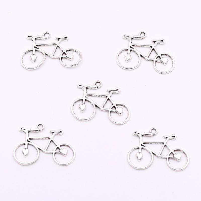 

Silver Color Metal Bicycle Pendants Charms for Jewelry Making DIY Necklace Bracelets Charms for Jewelry Crafts Making