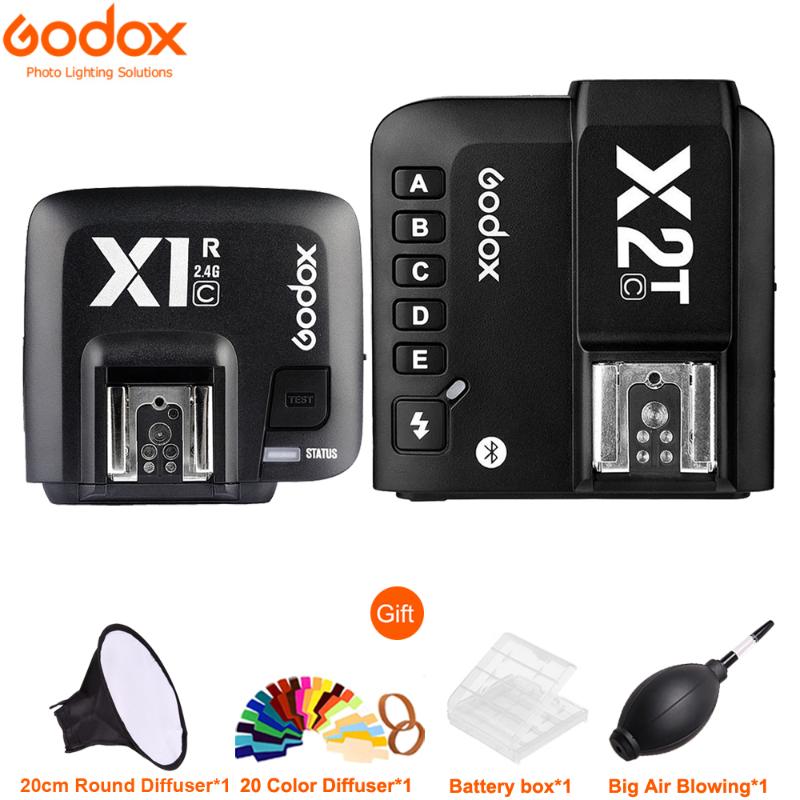 

Godox X2 X2T-C X2T-N X2T-S HSS 2.4G Wireless Speedlite Flash Transmitter Trigger with X1R-C/N/S Receiver for
