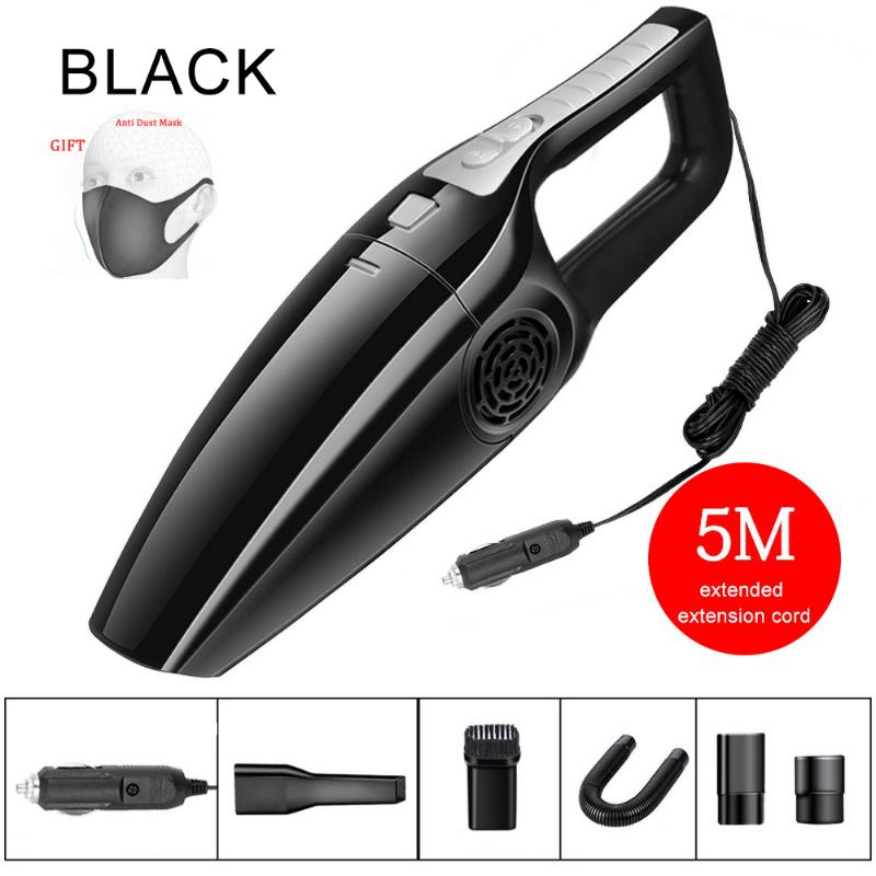 

Portable Car Vacuum Cleaner 5 meterLine Wet And Dry Dual Use Vacuum Cleaner For Auto Clean 120W Handheld Car Maintenance