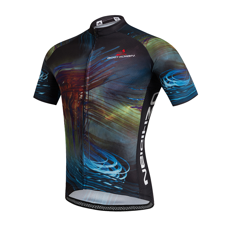 

2020 New Summer Cycling Jersey Only Outdoor Ropa Ciclismo Quick Dry Breathable Compressed For Men SKU20200059, As pic