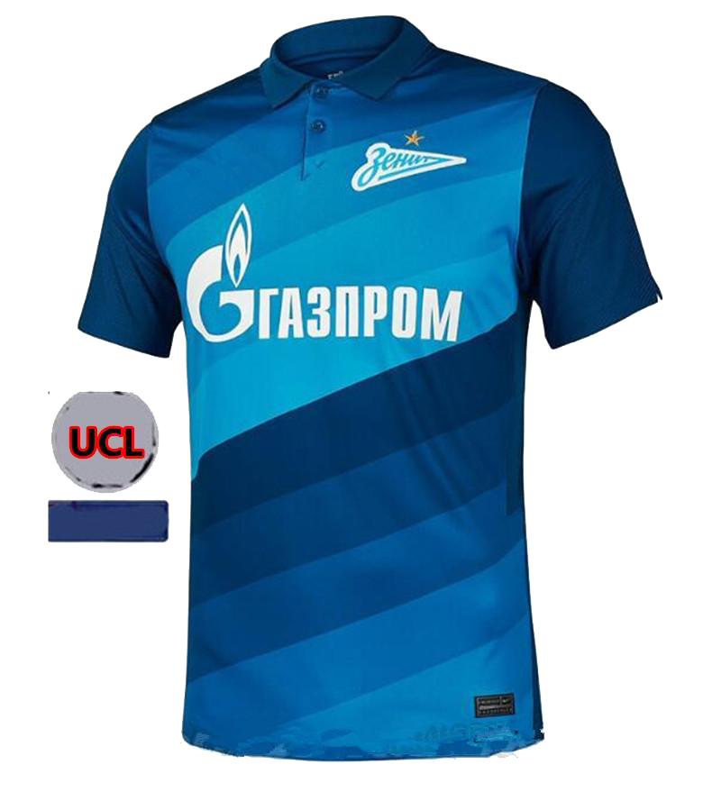 

20 21 FC Zenit St. Petersburg soccer jersey home away blue gray MALCOM Lovren 2020 2021 SANTOS BARRIOS Shirt, Brown