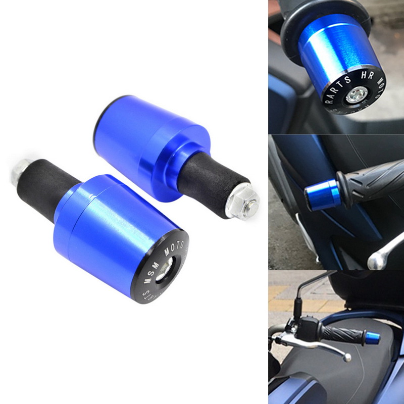 

NEW 7/8'' CNC Universal Motorcycle Handlebar Grip Ends Motocross Anti Vibration Silder Plug
