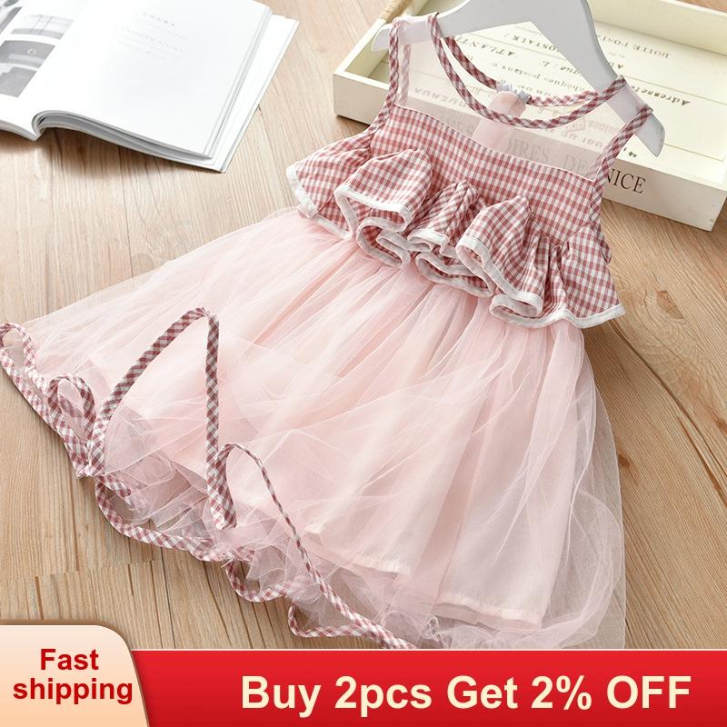 

Baby girl dress Summer Stripe Girls Dress NewBrand Girls Clothes Lace Design Baby Party kids dresses for, Ah161 yellow