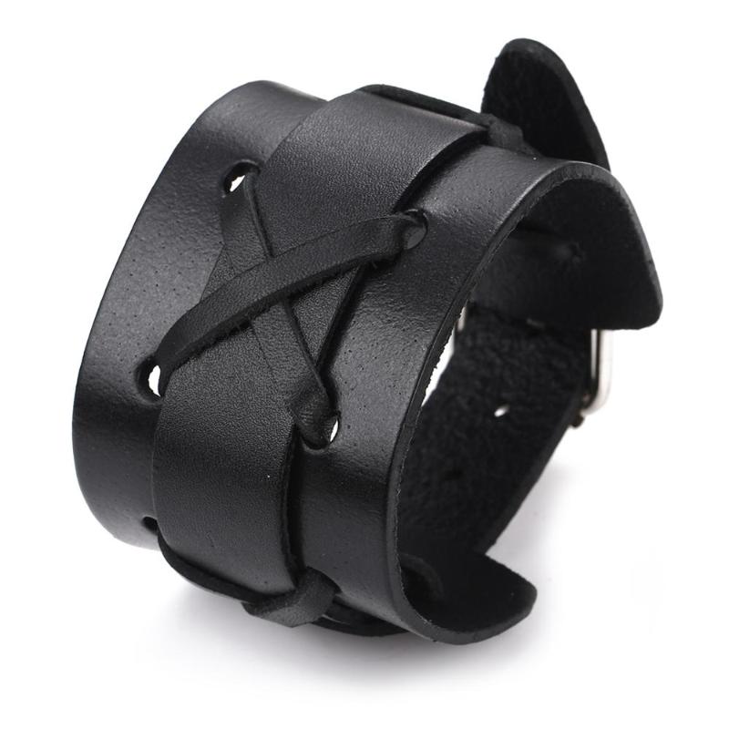 

Genuine Leather bracelet handmade weave fashion bracelet for men unique shape mens accessoires bileklik 2020liujun brand jewelry