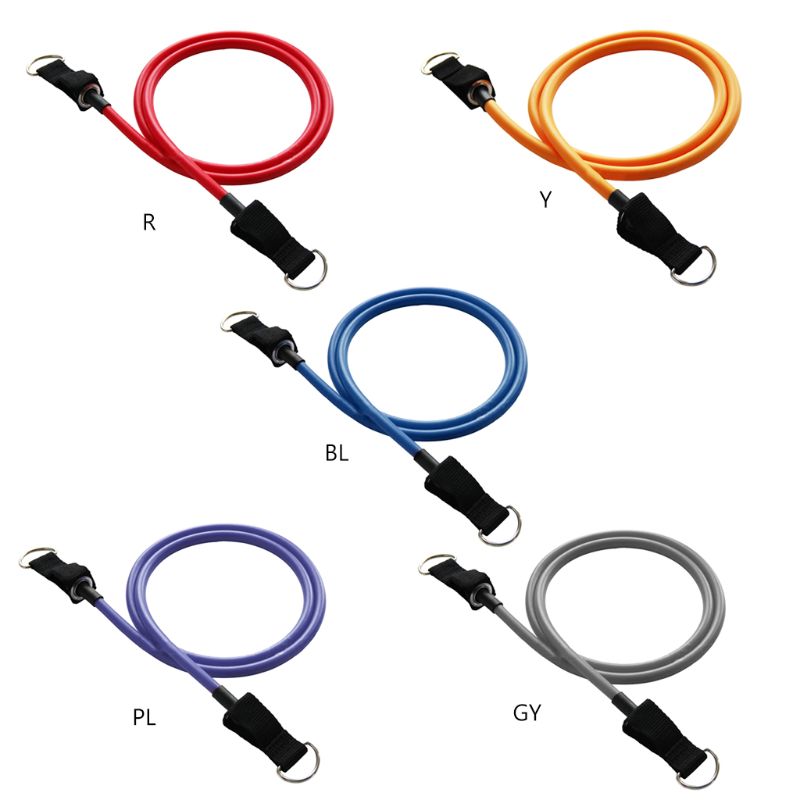 

120cm Yoga Pull Rope Elastic Resistance Bands Fitness Workout Exercise Tube