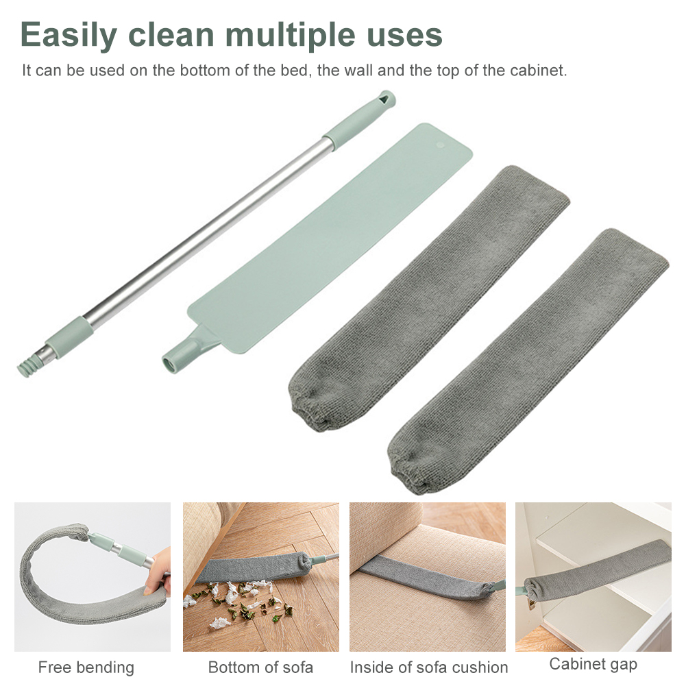 

Mop Sweep Bedside Dust Brush Long Handle Artifact Household Bed Bottom Gap Clean Fur Hair Sweeping Dusty Magic Microfibre Duster