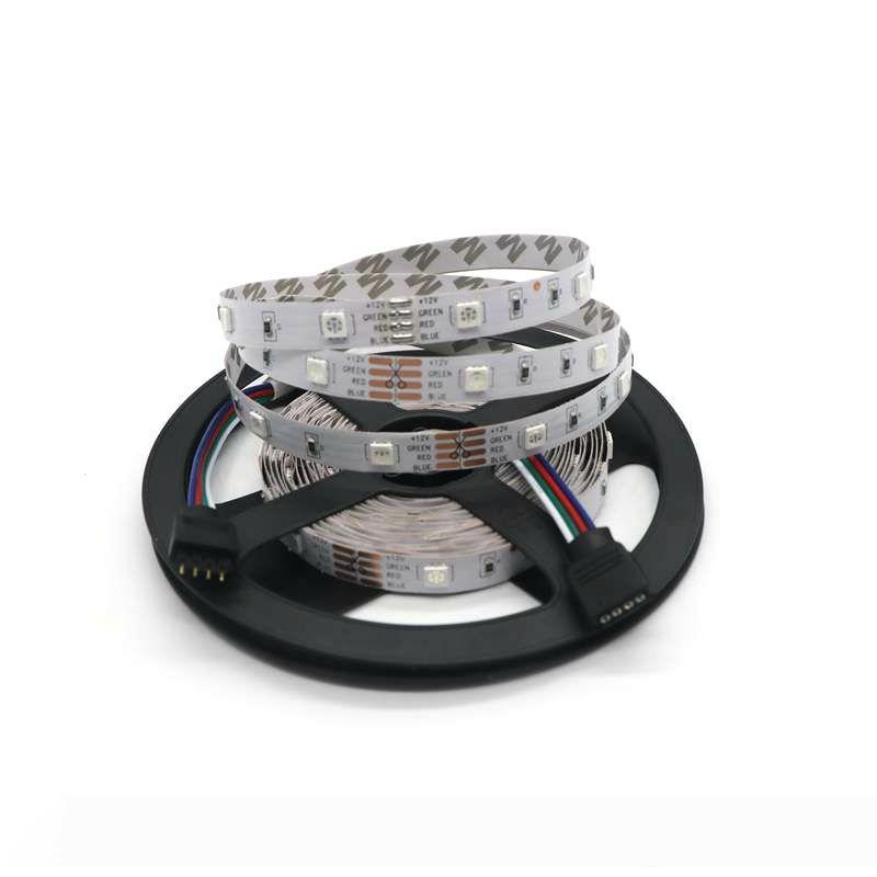 

edison2011 smd 5050 rgb led strip light 30leds m 150led 5m non-waterproof 12v for decoration