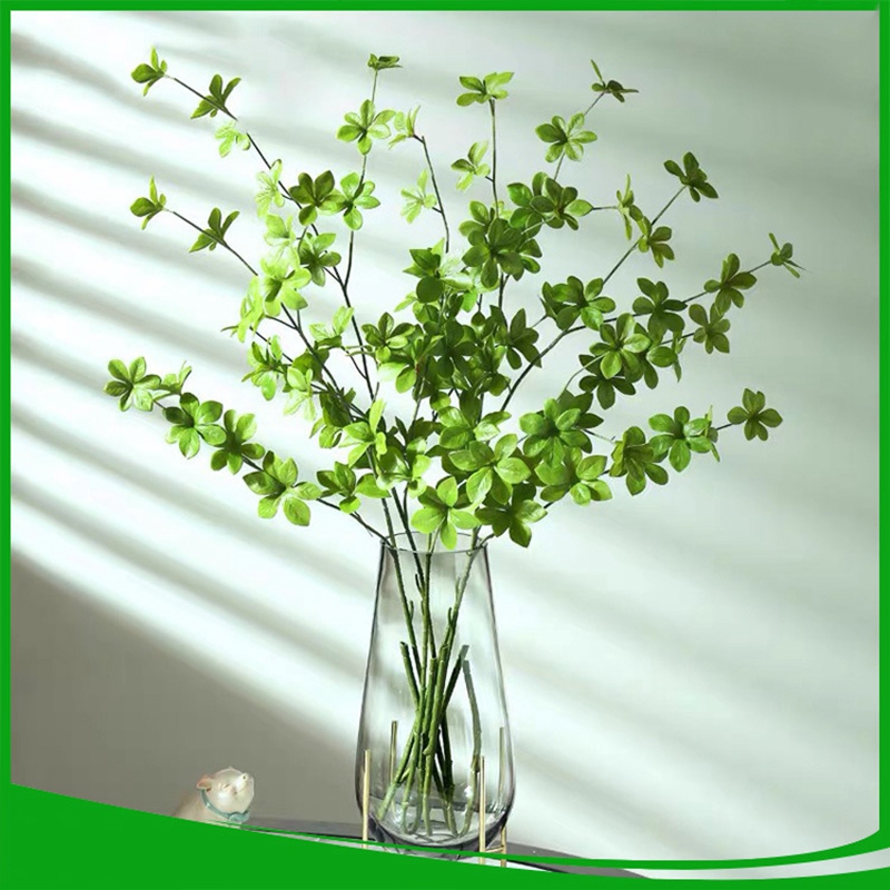 

Artificial Eucalyptus Stems Silk Campanula leaf Wedding Bouquet Centerpiece DIY Flowers Home Decor, Green