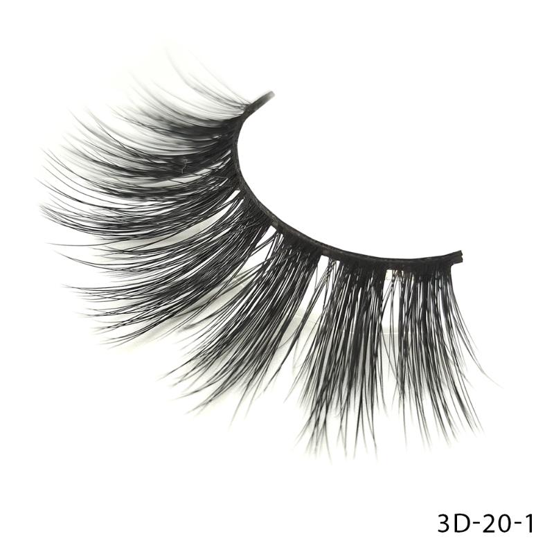 

Haever 5 pairs of 3D false eyelashes handmade soft mink eyelashes natural thick long makeup extension eyelash