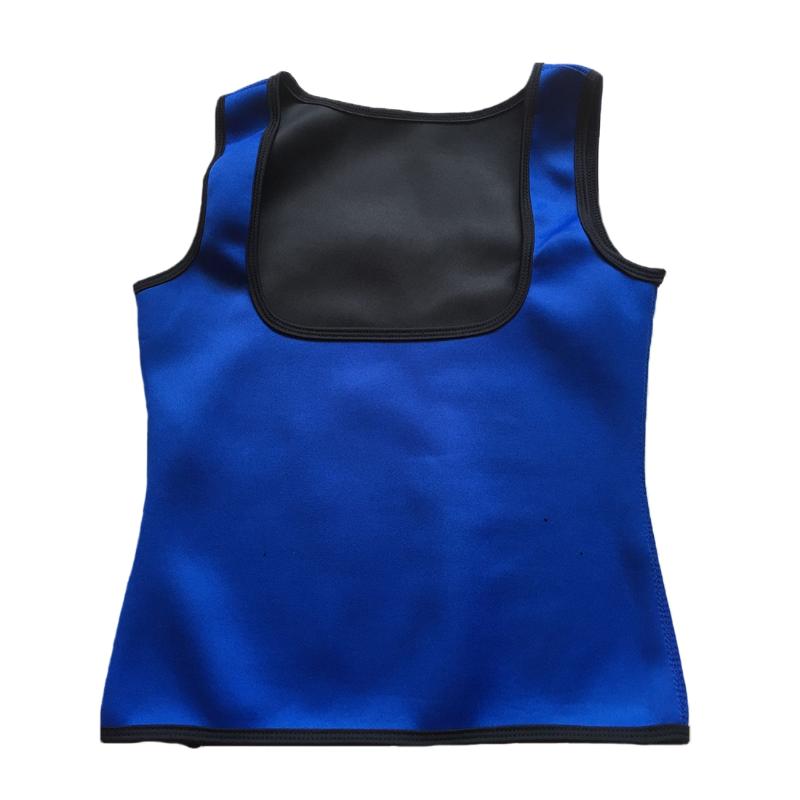 

Women Sports Vest Body Shaping Waist Protection Tights Training Running Yoga Quick-Drying Body Shaper Fitness Vest Tank Tops, Blue