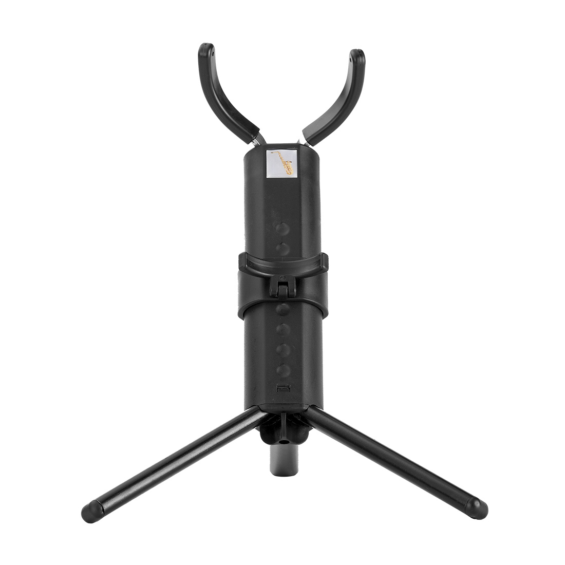 

Black Saxophone stand portable collapsible trumpet tube body stand adjustable tenor Standing Saxophone Stand Simple Style