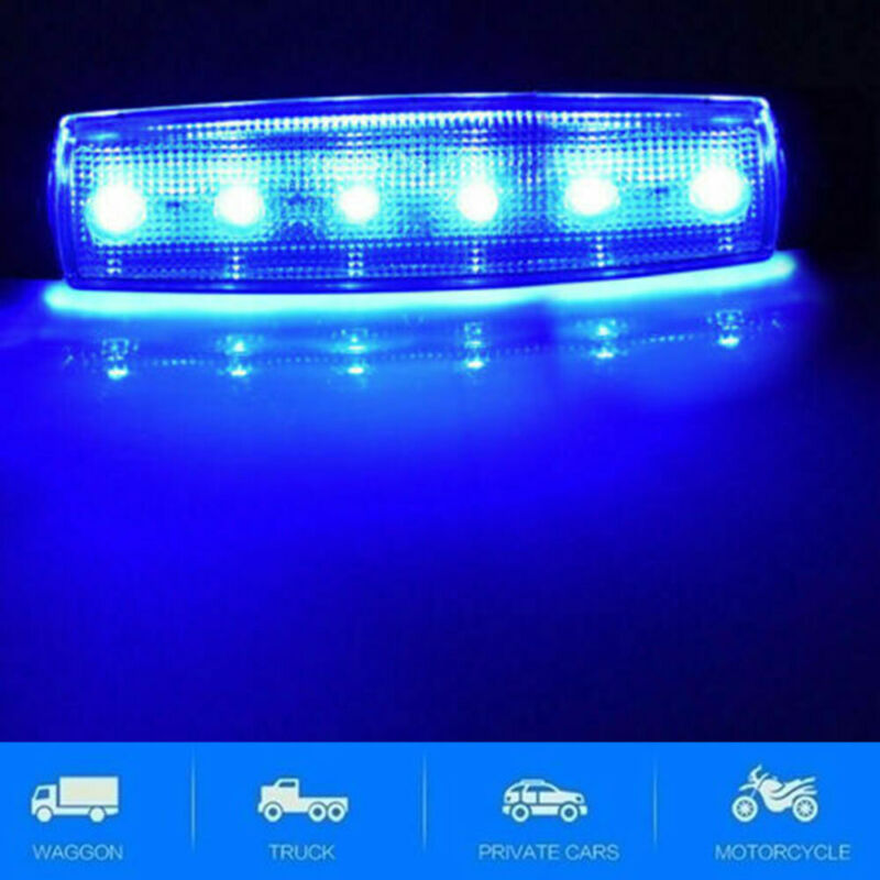 

UTV Rock Light ATV Boat ABS 7 X 2 X 1cm 28cm Pickup 8 Pods DC 12V-24V IP65