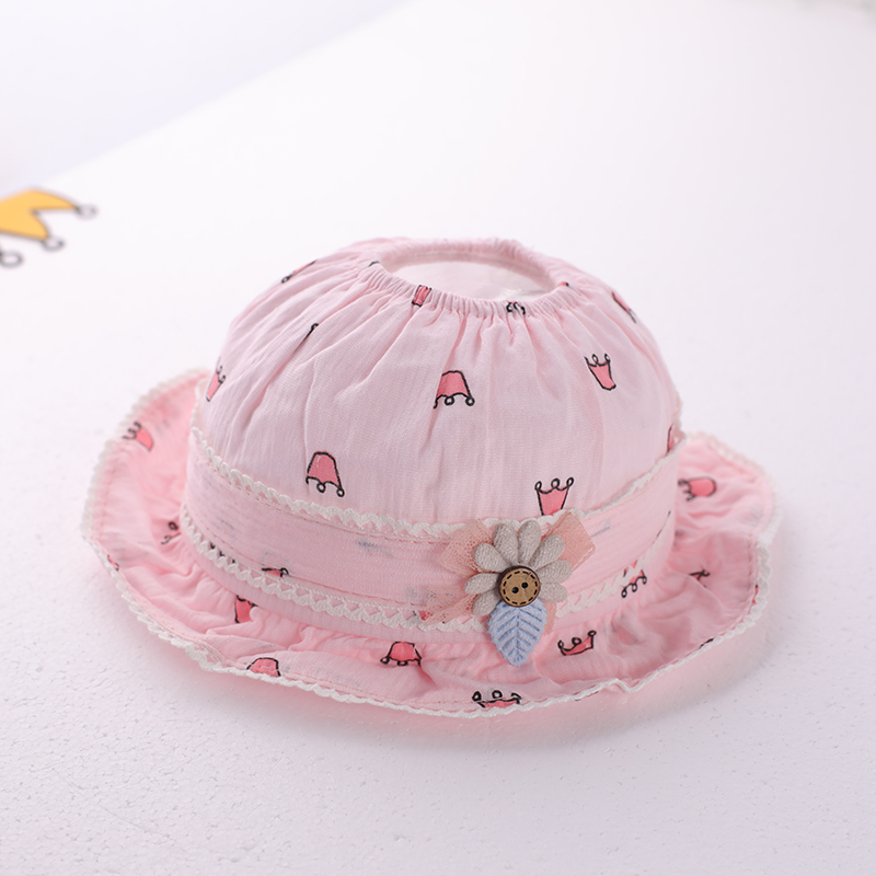 

Baby fisherman hat baby spring and summer sun hat breathable sunscreen, Blue